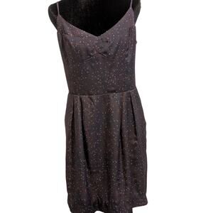 BCBG Sundress Navy Print Garden Party Feminine Sz M